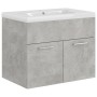 Mueble con lavabo madera de ingeniería gris hormigón de vidaXL, Tocadores de baño - Ref: Foro24-3070824, Precio: 127,99 €, De...