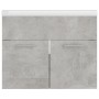 Concrete gray engineered wood cabinet with sink by vidaXL, bathroom vanities - Ref: Foro24-3070824, Price: 127,39 €, Discount: %