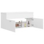 Mueble con lavabo madera de ingeniería blanco de vidaXL, Tocadores de baño - Ref: Foro24-3070847, Precio: 266,41 €, Descuento: %