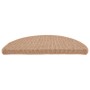 Stair tread mats 15 pcs brown 56x17x3 cm by vidaXL, Stair mats - Ref: Foro24-149851, Price: 54,16 €, Discount: %