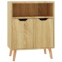 Aparador de madera de ingeniería roble Sonoma 60x30x72 cm de vidaXL, Aparadores - Ref: Foro24-326825, Precio: 78,26 €, Descue...