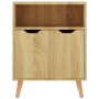 Aparador de madera de ingeniería roble Sonoma 60x30x72 cm de vidaXL, Aparadores - Ref: Foro24-326825, Precio: 78,26 €, Descue...