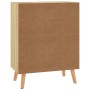 Aparador de madera de ingeniería roble Sonoma 60x30x72 cm de vidaXL, Aparadores - Ref: Foro24-326825, Precio: 78,26 €, Descue...