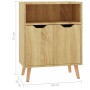 Aparador de madera de ingeniería roble Sonoma 60x30x72 cm de vidaXL, Aparadores - Ref: Foro24-326825, Precio: 78,26 €, Descue...