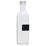 Botellas de vidrio con tapón de rosca 20 uds cuadradas 250 ml de vidaXL, Botellas de agua - Ref: Foro24-150708, Precio: 42,60...