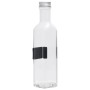 Botellas de vidrio con tapón de rosca 20 uds cuadradas 250 ml de vidaXL, Botellas de agua - Ref: Foro24-150708, Precio: 42,60...