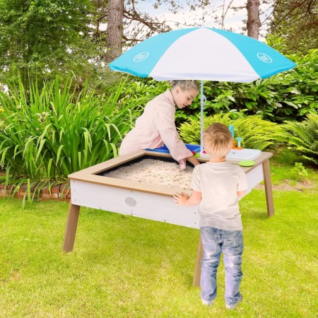 AXI Linda sand and water table with brown and white toy kitchen by AXI, water tables - Ref: Foro24-441660, Price: 168,09 €, D...