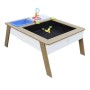 AXI Linda Sand- und Wassertisch mit brauner und weißer Spielzeugküche von AXI, Grundwasserspiegel - Ref: Foro24-441660, Preis...