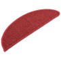 Stair tread mats 15 pcs red 56x17x3 cm by vidaXL, Stair mats - Ref: Foro24-149849, Price: 51,28 €, Discount: %