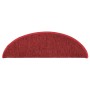 Stair tread mats 15 pcs red 56x17x3 cm by vidaXL, Stair mats - Ref: Foro24-149849, Price: 51,28 €, Discount: %