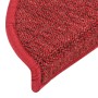 Stair tread mats 15 pcs red 56x17x3 cm by vidaXL, Stair mats - Ref: Foro24-149849, Price: 51,28 €, Discount: %