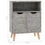 Concrete gray engineered wood sideboard 60x30x72 cm by vidaXL, Sideboards - Ref: Foro24-326826, Price: 62,90 €, Discount: %