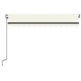 Toldo retráctil automático crema 350x250 cm de vidaXL, Toldos - Ref: Foro24-3069087, Precio: 410,42 €, Descuento: %