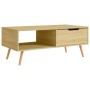 Mesa de centro madera de ingeniería roble Sonoma 100x49,5x43 cm de vidaXL, Mesas de centro - Ref: Foro24-326789, Precio: 82,2...