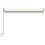 Toldo retráctil automático crema 450x300 cm de vidaXL, Toldos - Ref: Foro24-3069127, Precio: 445,10 €, Descuento: %