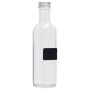 Botellas de vidrio con tapón de rosca 12 uds cuadradas 250 ml de vidaXL, Botellas de agua - Ref: Foro24-150707, Precio: 22,34...