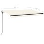 Automatic retractable cream awning 450x300 cm by vidaXL, Awnings - Ref: Foro24-3069127, Price: 445,10 €, Discount: %