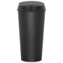 Cubo de basura doble negro 50 L de vidaXL, Cubos de la basura y papeleras - Ref: Foro24-150692, Precio: 49,36 €, Descuento: %