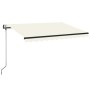 Toldo automático con LED y sensor de viento crema 350x250 cm de vidaXL, Toldos - Ref: Foro24-3069092, Precio: 495,47 €, Descu...