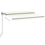 Toldo automático con LED y sensor de viento crema 350x250 cm de vidaXL, Toldos - Ref: Foro24-3069092, Precio: 495,47 €, Descu...