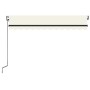 Toldo automático con LED y sensor de viento crema 350x250 cm de vidaXL, Toldos - Ref: Foro24-3069092, Precio: 495,47 €, Descu...