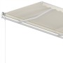 Toldo retráctil manual crema 350x250 cm de vidaXL, Toldos - Ref: Foro24-3068877, Precio: 412,07 €, Descuento: %