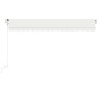 Toldo automático con LED y sensor de viento crema 450x300 cm de vidaXL, Toldos - Ref: Foro24-3068932, Precio: 626,54 €, Descu...