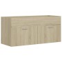 Mueble con lavabo madera de ingeniería roble Sonoma de vidaXL, Tocadores de baño - Ref: Foro24-3070850, Precio: 263,27 €, Des...