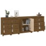 Massiver Kiefernholz-Sideboard in Honigbraun 230 x 35 x 80 cm von vidaXL, Sideboards - Ref: Foro24-3114087, Preis: 354,57 €, ...