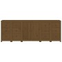 Aparador de madera maciza de pino marrón miel 230 x 35 x 80 cm de vidaXL, Aparadores - Ref: Foro24-3114087, Precio: 356,99 €,...