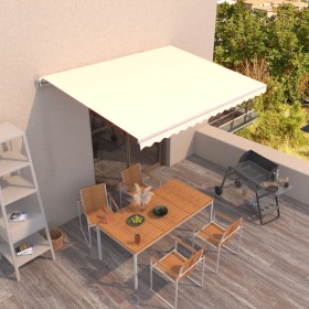 Cream manual retractable awning 450x300 cm by vidaXL, Awnings - Ref: Foro24-3068917, Price: 381,61 €, Discount: %