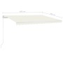 Cream manual retractable awning 450x300 cm by vidaXL, Awnings - Ref: Foro24-3068917, Price: 392,99 €, Discount: %