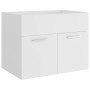 Mueble con lavabo madera de ingeniería blanco de vidaXL, Tocadores de baño - Ref: Foro24-3071270, Precio: 191,19 €, Descuento: %