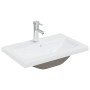 Mueble con lavabo madera de ingeniería blanco de vidaXL, Tocadores de baño - Ref: Foro24-3071270, Precio: 191,19 €, Descuento: %