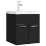 Furniture with black engineered wood sink by vidaXL, bathroom vanities - Ref: Foro24-3071262, Price: 149,98 €, Discount: %