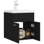 Furniture with black engineered wood sink by vidaXL, bathroom vanities - Ref: Foro24-3071262, Price: 149,98 €, Discount: %