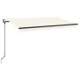 Toldo automático con LED y sensor de viento crema 400x350 cm de vidaXL, Toldos - Ref: Foro24-3069192, Precio: 648,51 €, Descu...