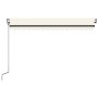 Automatic awning with LED and wind sensor cream 400x350 cm by vidaXL, Awnings - Ref: Foro24-3069192, Price: 678,56 €, Discoun...