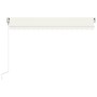 Cream automatic retractable awning 400x350 cm by vidaXL, Awnings - Ref: Foro24-3068987, Price: 510,45 €, Discount: %