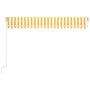 Toldo manual retráctil con LED amarillo y blanco 400x350 m de vidaXL, Toldos - Ref: Foro24-3068983, Precio: 372,67 €, Descuen...