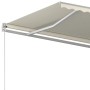 Manual retractable cream awning 500x350 cm by vidaXL, Awnings - Ref: Foro24-3069017, Price: 429,20 €, Discount: %