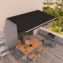 Toldo retráctil manual gris antracita 500x350 cm de vidaXL, Toldos - Ref: Foro24-3069019, Precio: 472,75 €, Descuento: %