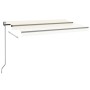 Cream automatic retractable awning 400x350 cm by vidaXL, Awnings - Ref: Foro24-3069187, Price: 444,45 €, Discount: %