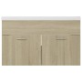 Mueble con lavabo madera de ingeniería roble Sonoma de vidaXL, Tocadores de baño - Ref: Foro24-3070832, Precio: 190,36 €, Des...