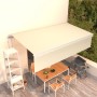 Toldo automático retráctil con persiana 6x3 m crema de vidaXL, Toldos - Ref: Foro24-3069367, Precio: 558,67 €, Descuento: %