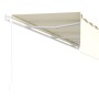 Toldo automático retráctil con persiana 6x3 m crema de vidaXL, Toldos - Ref: Foro24-3069367, Precio: 558,67 €, Descuento: %