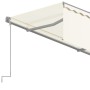 Automatic retractable awning with cream blinds 3x2.5m by vidaXL, Awnings - Ref: Foro24-3069387, Price: 334,32 €, Discount: %