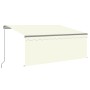 Toldo manual retráctil con persiana color crema 3x2,5m de vidaXL, Toldos - Ref: Foro24-3069377, Precio: 240,15 €, Descuento: %