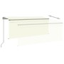 Toldo manual retráctil con persiana color crema 3x2,5m de vidaXL, Toldos - Ref: Foro24-3069377, Precio: 240,15 €, Descuento: %