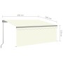 Toldo retráctil manual con persiana crema 3,5x2,5 m de vidaXL, Toldos - Ref: Foro24-3069397, Precio: 295,58 €, Descuento: %